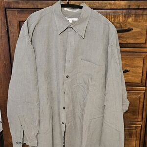 Perry Ellis Houndstooth Shirt XL